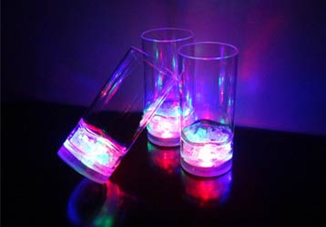 10 ozのライトアップドリンクグラス