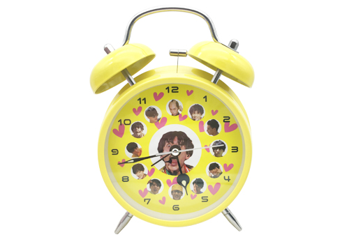 鍍金金属の目覚まし