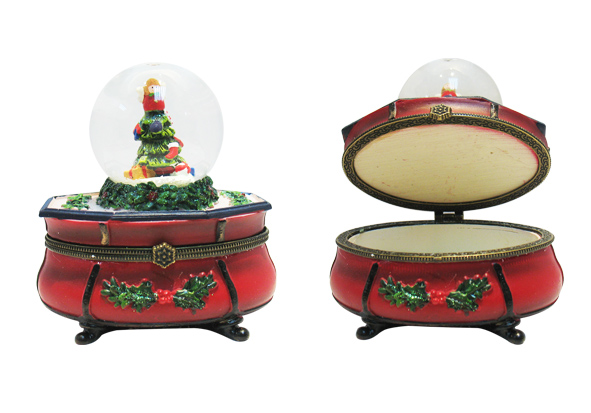 樹脂ボールの置物