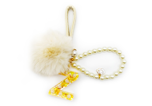 毛玉のキーホルダー