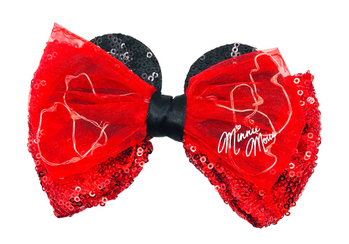 レッドの発光ヘアピン