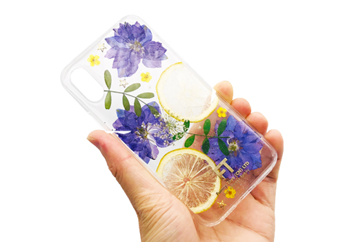 ドライフラワー・スマホケース