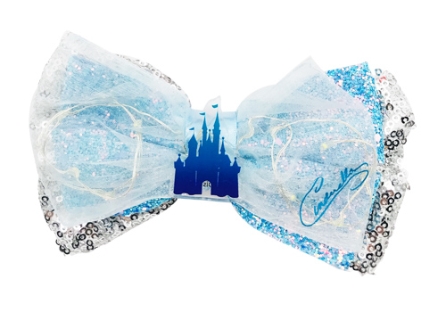 ブルーの発光ヘアピン