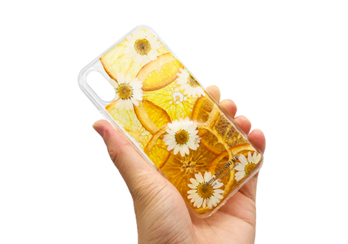 ドライフラワー・スマホケース