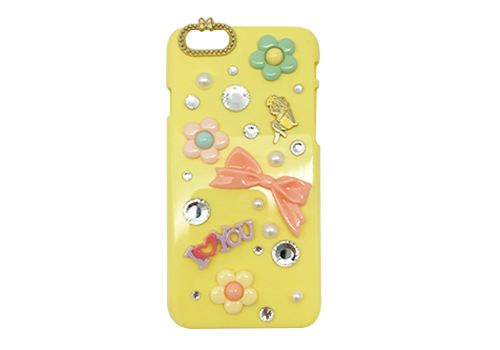 プラスチックのラインストーン・スマホケース