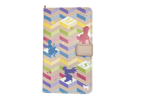 2層の合皮携帯ケース