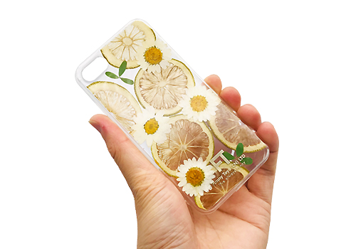 ドライフラワー・スマホケース