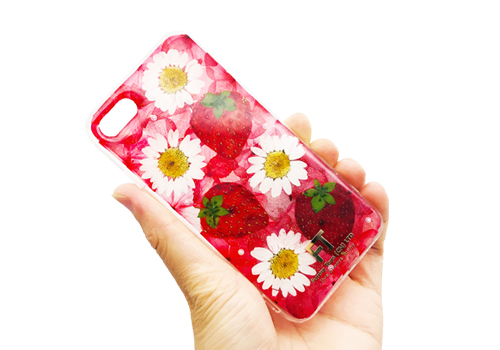 ドライフラワー・スマホケース