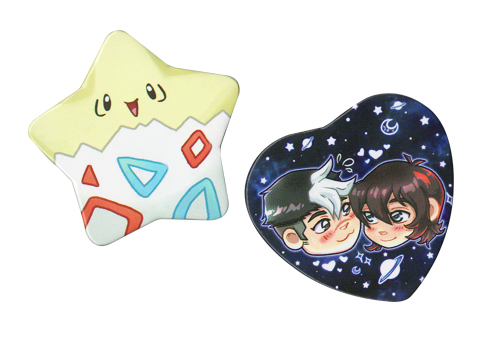 キャラクターのバッジ