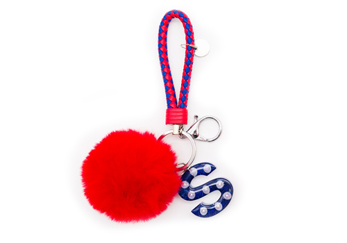 毛玉のキーホルダー