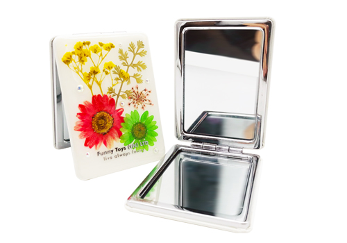 ドライフラワー鏡