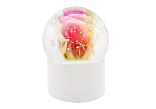 樹脂製のドライフラワーボール