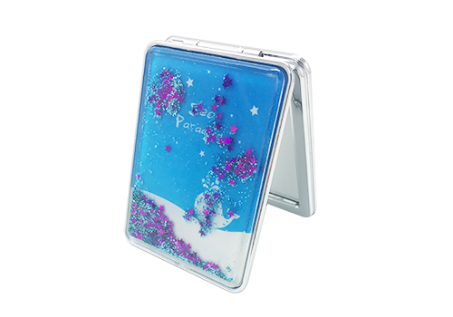 オイルパウダー入れの鏡