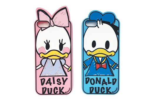 ドナルドダックのシリコンスマホケース