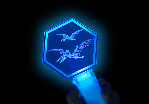 アクリル発光の工芸品