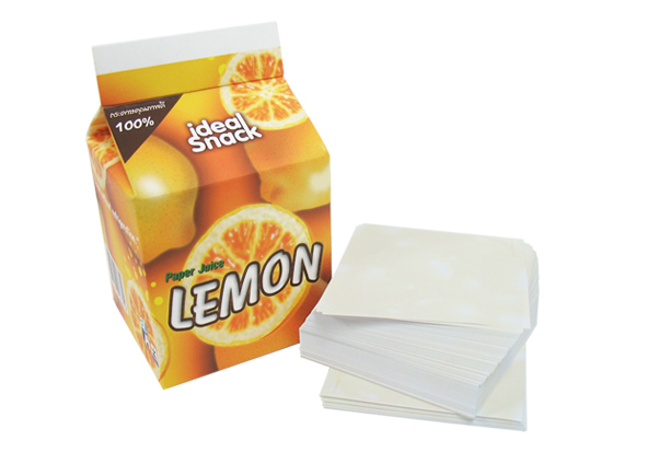 オレンジのメモ帳